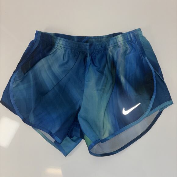 Woman's Nike Dri-Fit Modern Tempo Running Shorts X-Small Blue Waves gym Beach - Picture 1 of 6